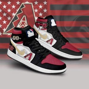 Custom Your Name Arizona Diamondbacks Jordan Sneakers KX29