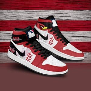 Custom Your Name St. Louis Cardinals Jordan Sneakers KD83