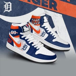 Custom Your Name Detroit Tigers Jordan Sneakers JC73