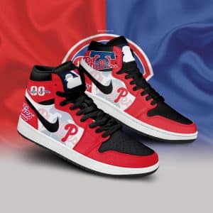 Custom Your Name Philadelphia Phillies Jordan Sneakers KC28