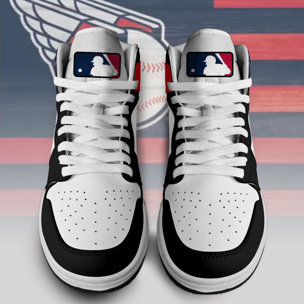 Custom Your Name Cleveland Guardians Jordan Sneakers EV35 - Image 2