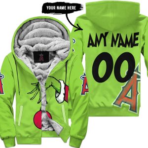 The Grinch – Los Angeles Angels - Fleece Zip Hoodie