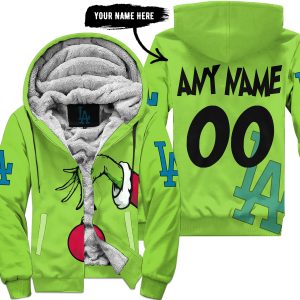 The Grinch – Los Angeles Dodgers - Fleece Zip Hoodie