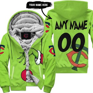 The Grinch – Minnesota Twins - Fleece Zip Hoodie