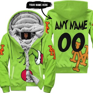 The Grinch – New York Mets - Fleece Zip Hoodie