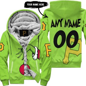 The Grinch – Pittsburgh Pirates - Fleece Zip Hoodie