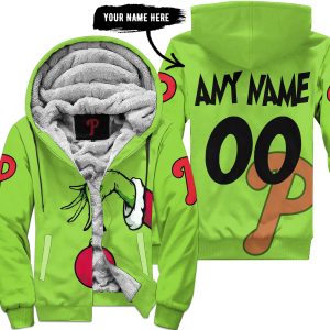 The Grinch – Philadelphia Phillies - Fleece Zip Hoodie