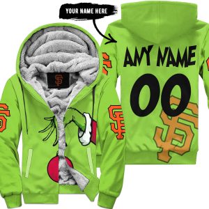 The Grinch – San Francisco Giants - Fleece Zip Hoodie