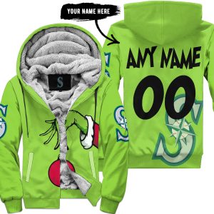 The Grinch – Seattle Mariners - Fleece Zip Hoodie