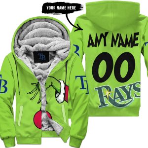 The Grinch – Tampa Bay Rays - Fleece Zip Hoodie