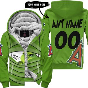 The Grinch – Six Feet People – Los Angeles Angels - Fleece Zip Hoodie