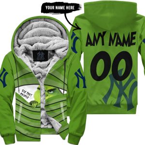 The Grinch – Six Feet People – New York Yankees - Fleece Zip Hoodie