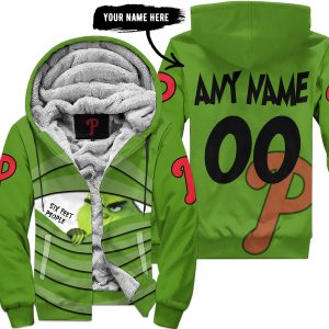 THE GRINCH – SIX FEET PEOPLE – PHILADELPHIA PHILLIES - FLEECE ZIP HOODIE
