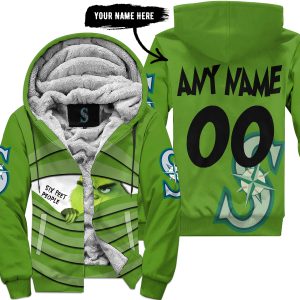 The Grinch – Six Feet People – Seattle Mariners - Fleece Zip Hoodie