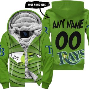 The Grinch – Six Feet People – Tampa Bay Rays - Fleece Zip Hoodie