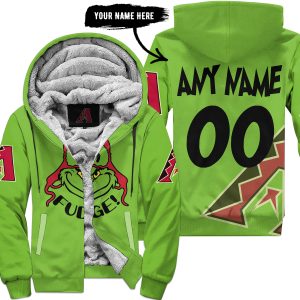 The Grinch – The Grinch – Oh Fudge – Arizona Diamondbacks - Fleece Zip Hoodie