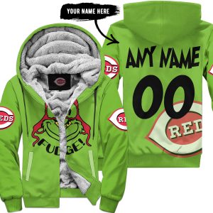 The Grinch – The Grinch – Oh Fudge – Cincinnati Reds - Fleece Zip Hoodie
