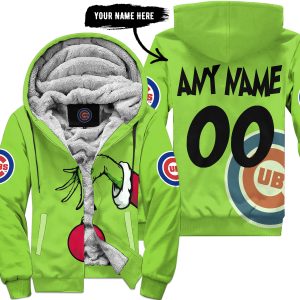 The Grinch – Chicago Cubs - Fleece Zip Hoodie