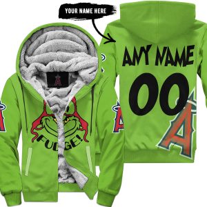 The Grinch – The Grinch – Oh Fudge – Los Angeles Angels - Fleece Zip Hoodie