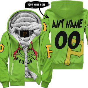 The Grinch – The Grinch – Oh Fudge – Pittsburgh Pirates - Fleece Zip Hoodie