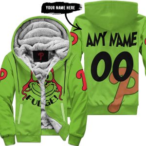 The Grinch – The Grinch – Oh Fudge – Philadelphia Phillies - Fleece Zip Hoodie