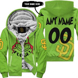 The Grinch – The Grinch – Oh Fudge – San Diego Padres - Fleece Zip Hoodie