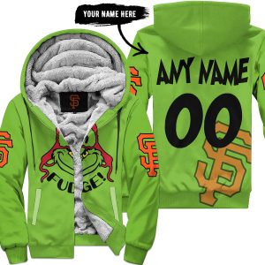 The Grinch – The Grinch – Oh Fudge – San Francisco Giants - Fleece Zip Hoodie