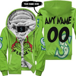 The Grinch – The Grinch – Oh Fudge – Seattle Mariners - Fleece Zip Hoodie