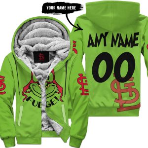 The Grinch – The Grinch – Oh Fudge – St. Louis Cardinals - Fleece Zip Hoodie