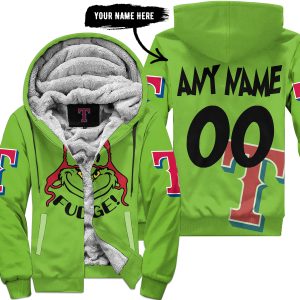 The Grinch – The Grinch – Oh Fudge – Texas Rangers - Fleece Zip Hoodie