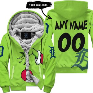 The Grinch – Detroit Tigers - Fleece Zip Hoodie