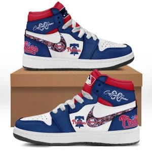 Custom Your Name Philadelphia Phillies Jordan Sneakers DI85