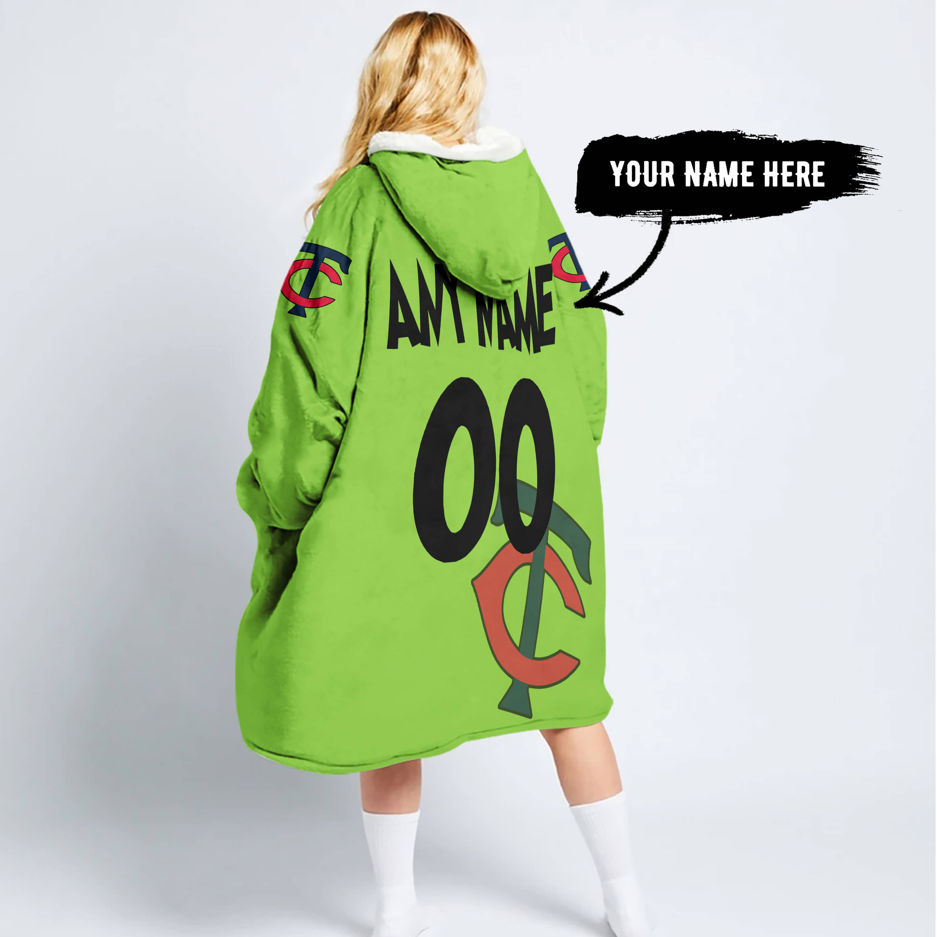 The Grinch – Minnesota Twins - Oodie Blanket - Image 6