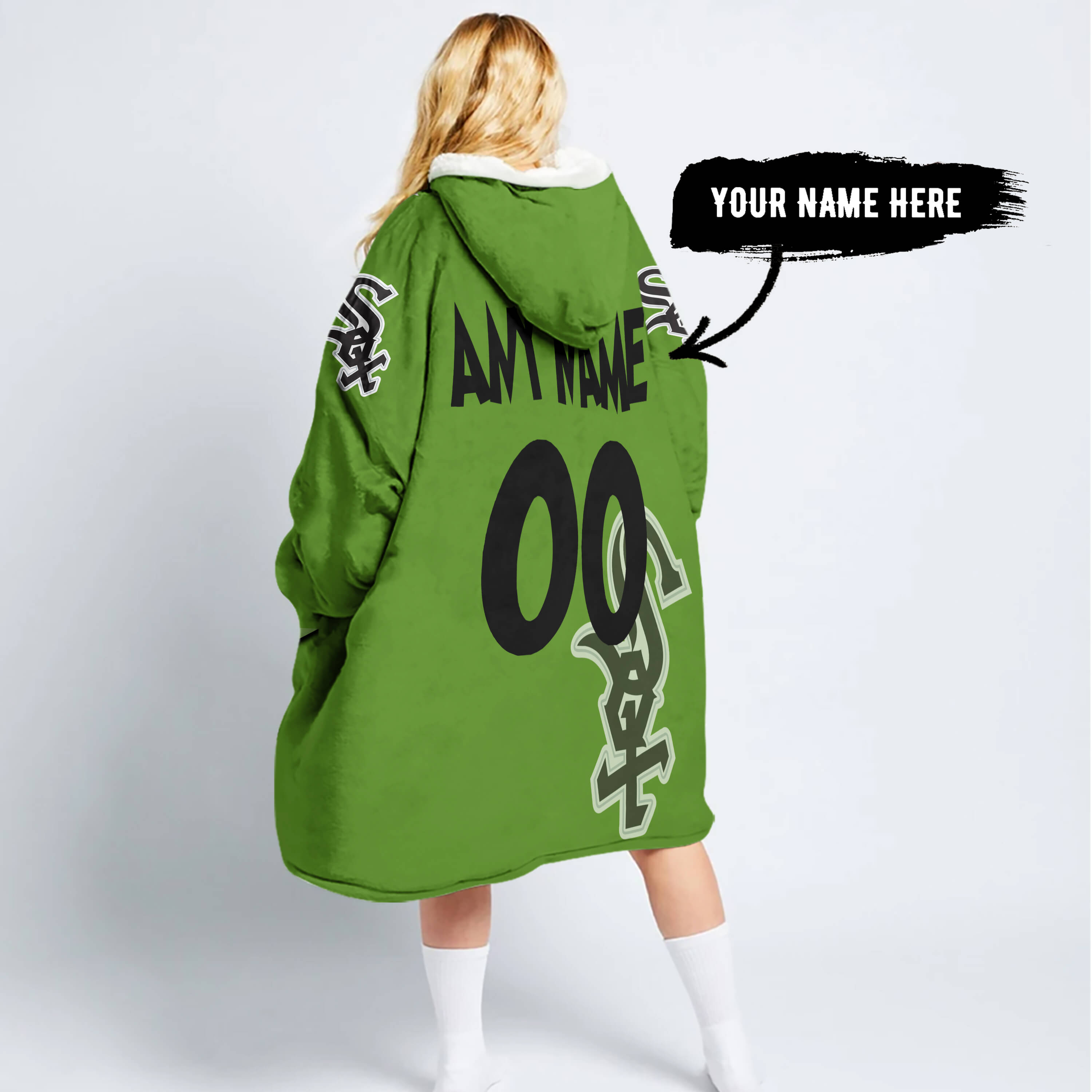 The Grinch – Six Feet People – Chicago White Sox - Oodie Blanket - Image 6