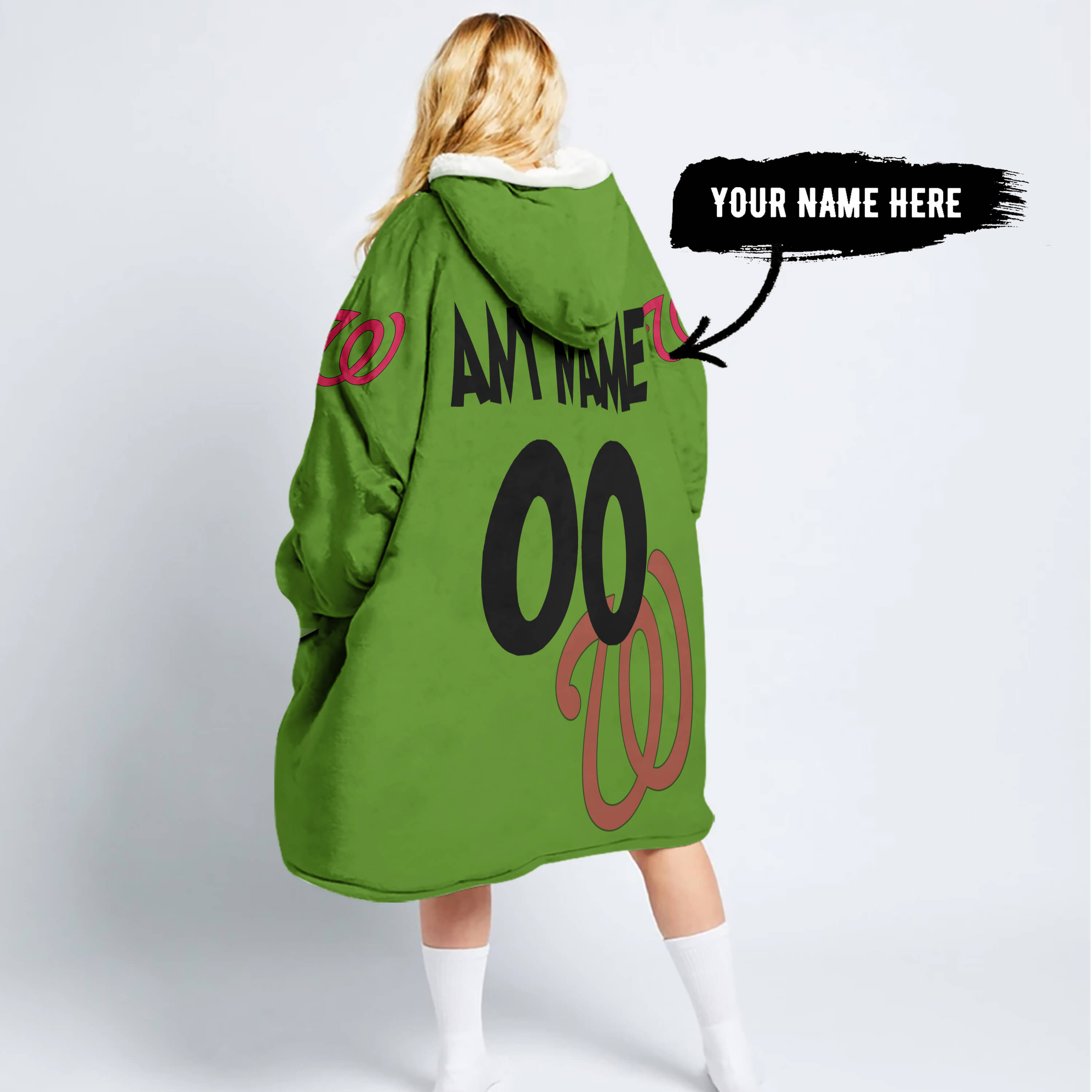 The Grinch – Six Feet People – Washington Nationals - Oodie Blanket - Image 6