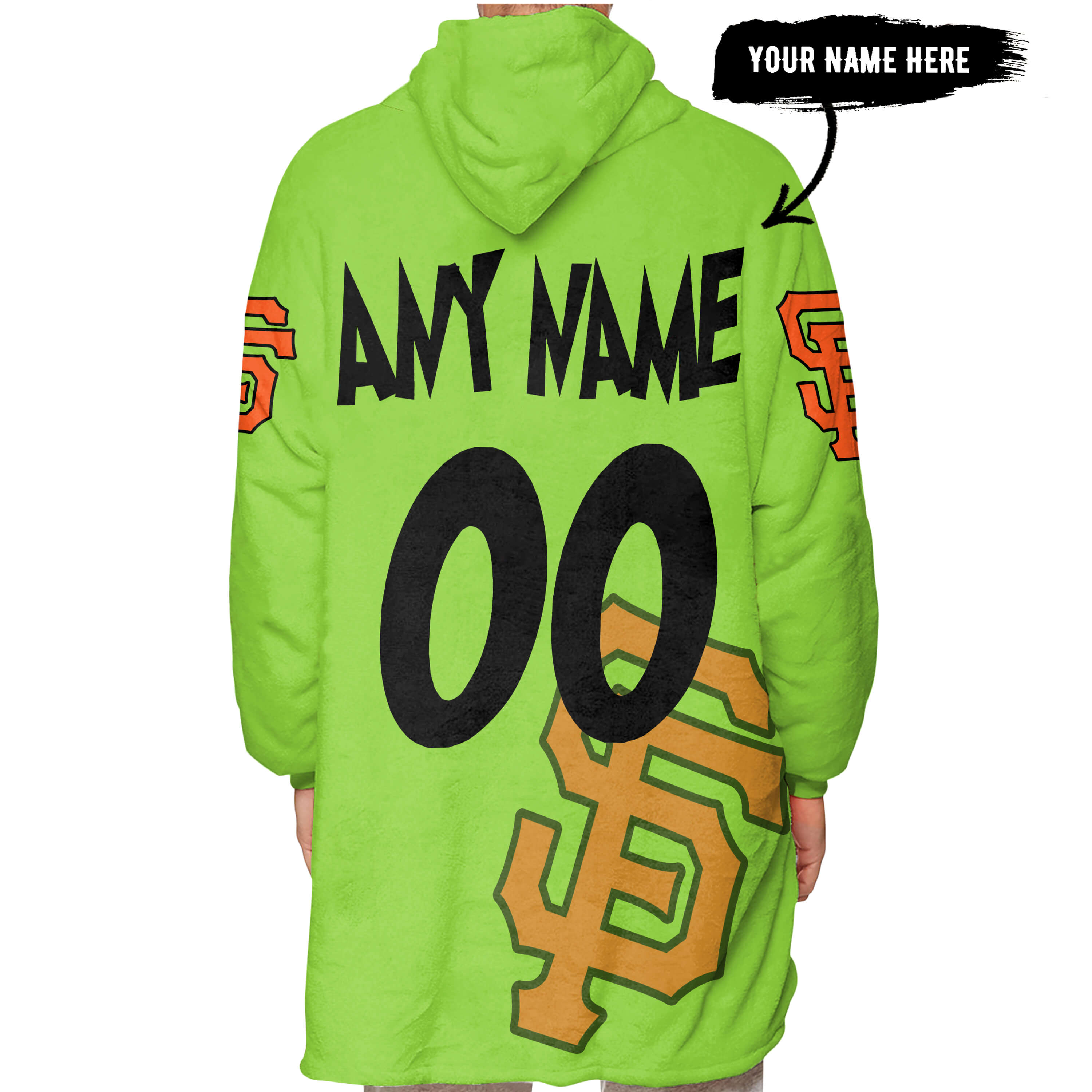 The Grinch – San Francisco Giants - Oodie Blanket - Image 5