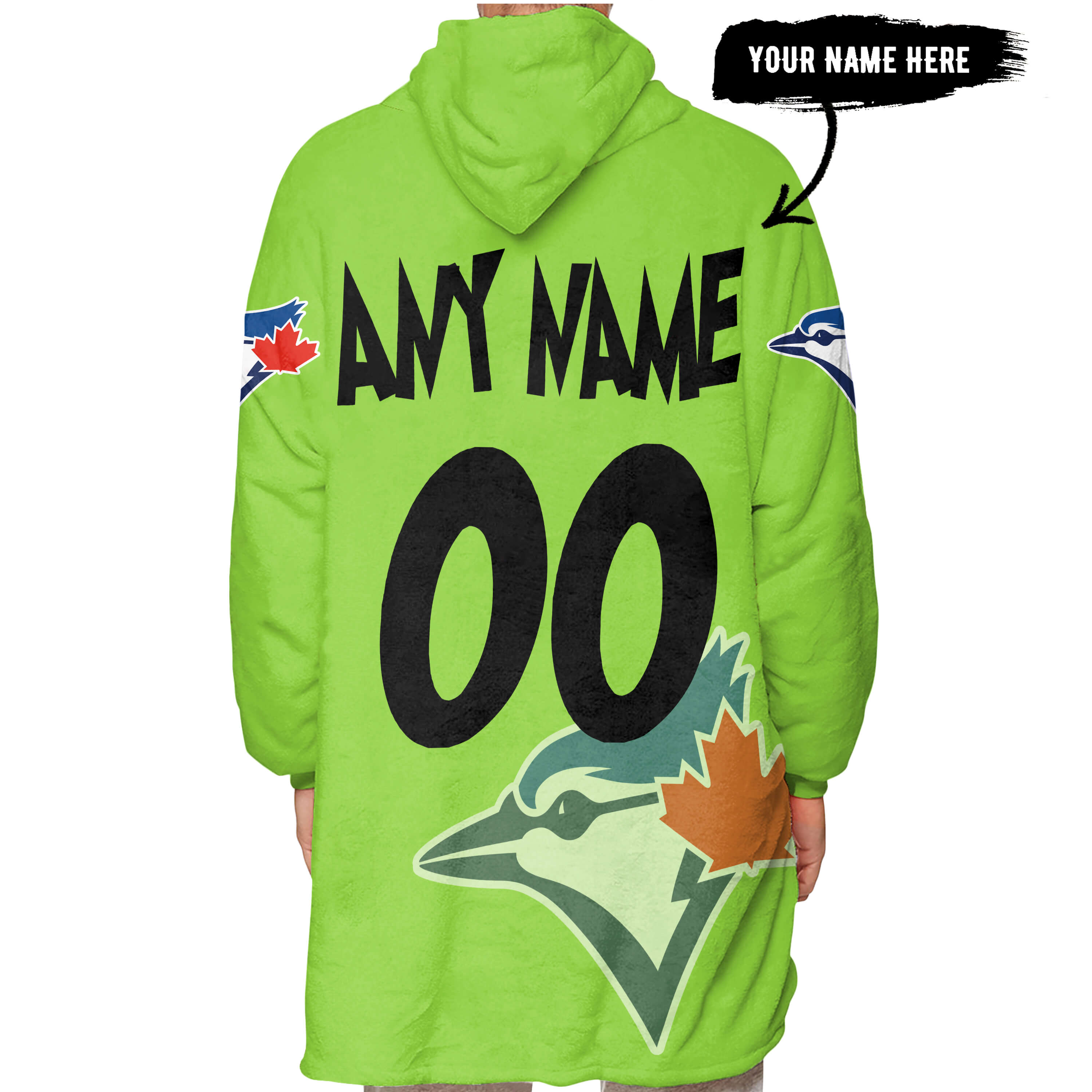The Grinch – Toronto Blue Jays - Oodie Blanket - Image 5
