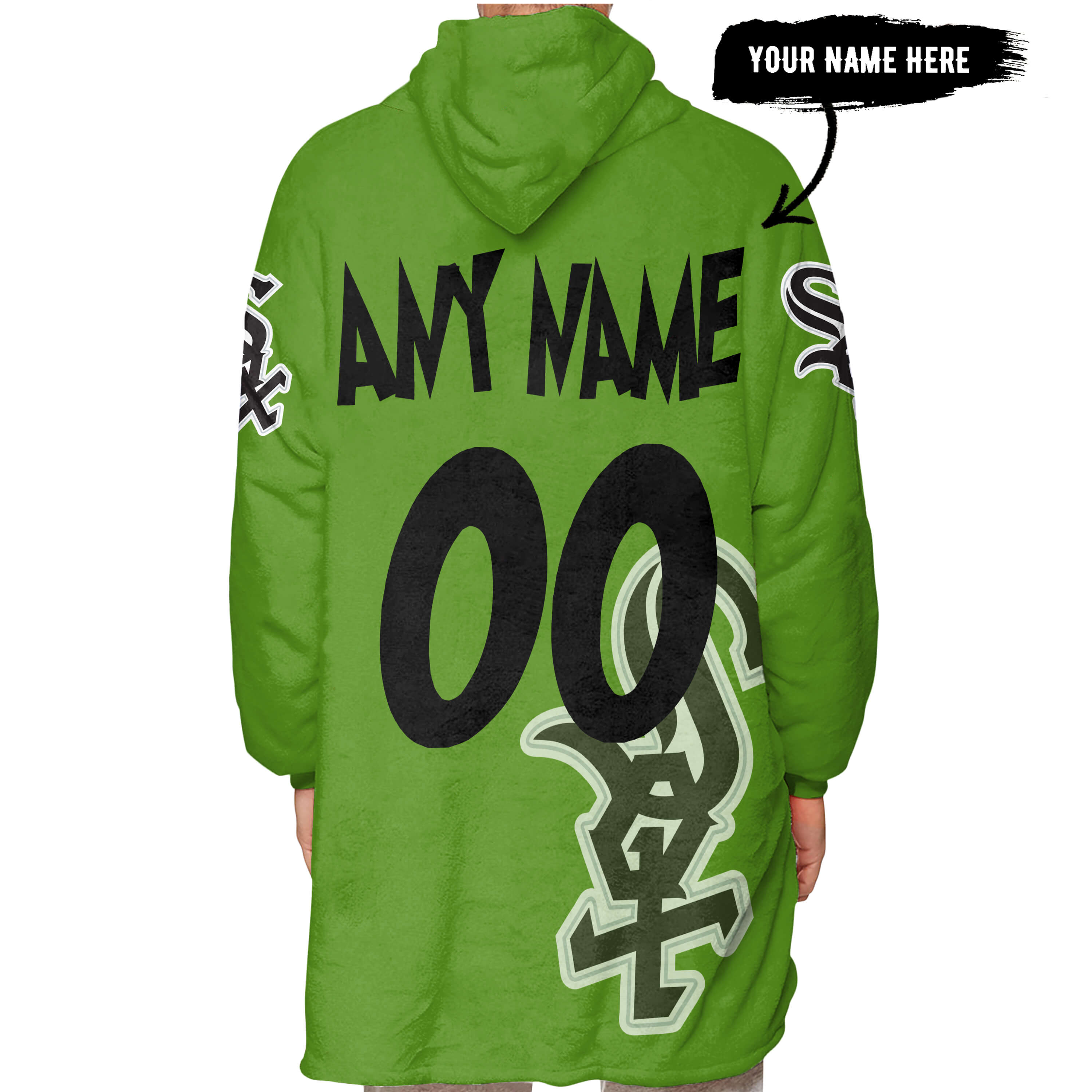 The Grinch – Six Feet People – Chicago White Sox - Oodie Blanket - Image 5