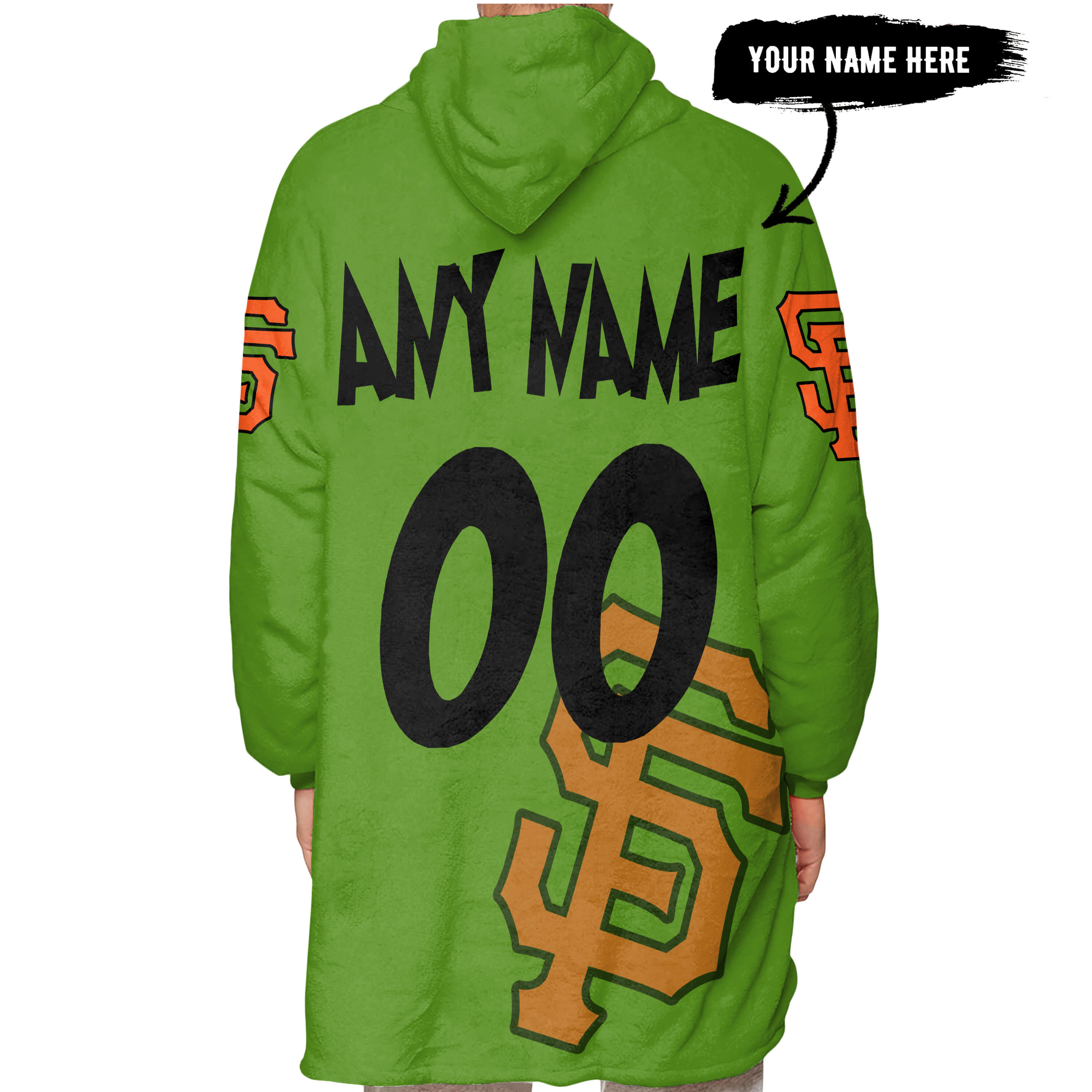 The Grinch – Six Feet People – San Francisco Giants - Oodie Blanket - Image 5