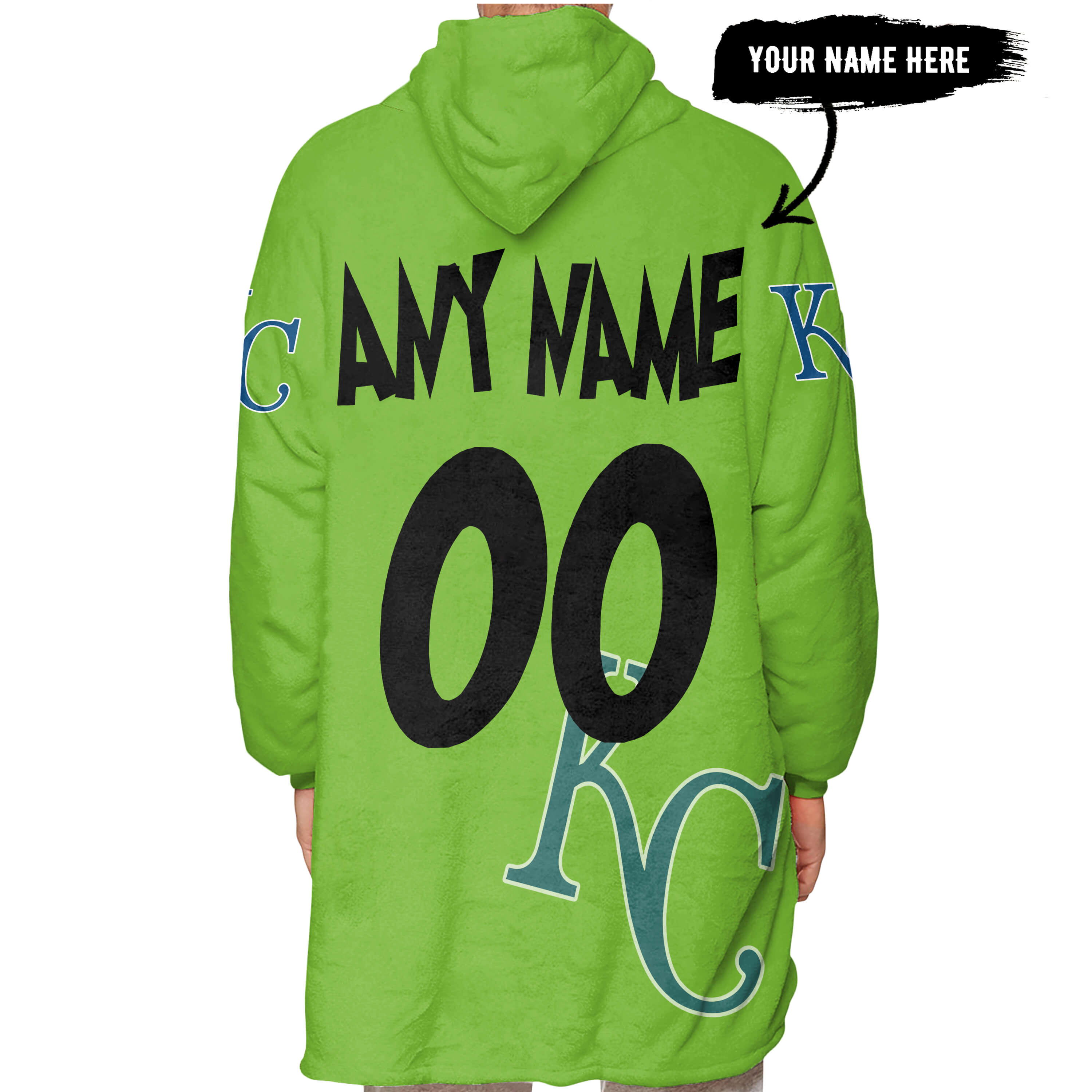 The Grinch – The Grinch – Oh Fudge – Kansas City Royals - Oodie Blanket - Image 5