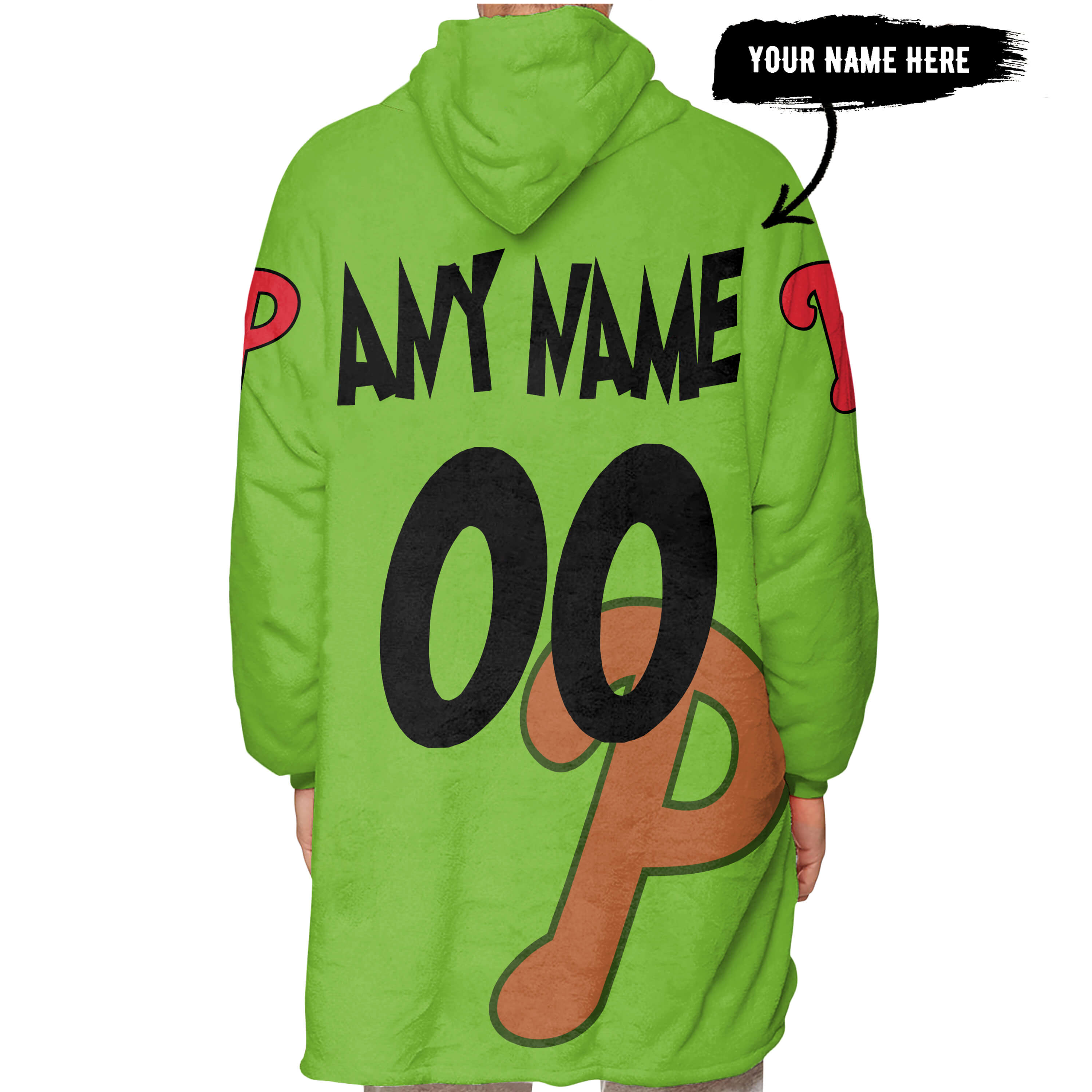 The Grinch – The Grinch – Oh Fudge – Philadelphia Phillies - Oodie Blanket - Image 5