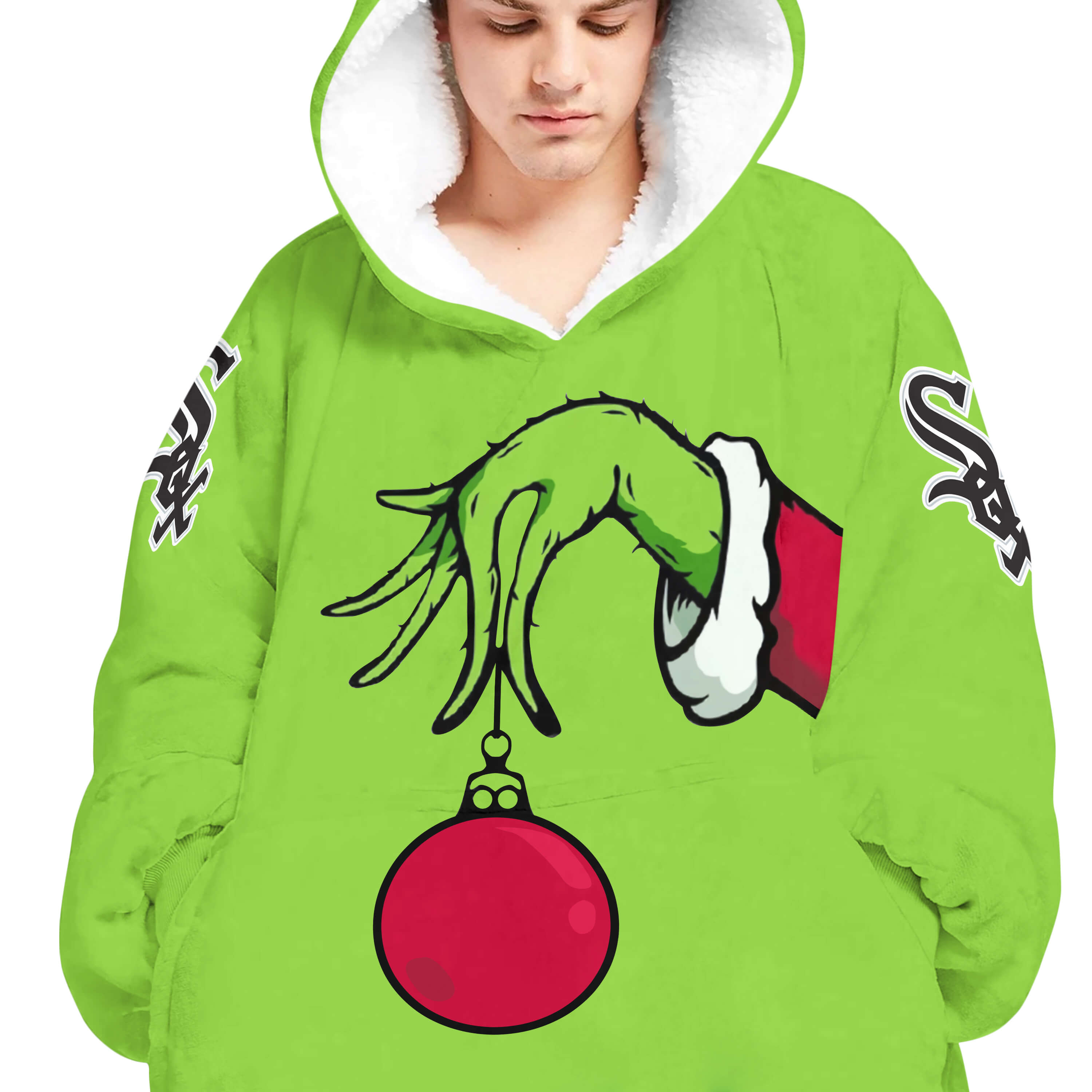 The Grinch – Chicago White Sox - Oodie Blanket - Image 4