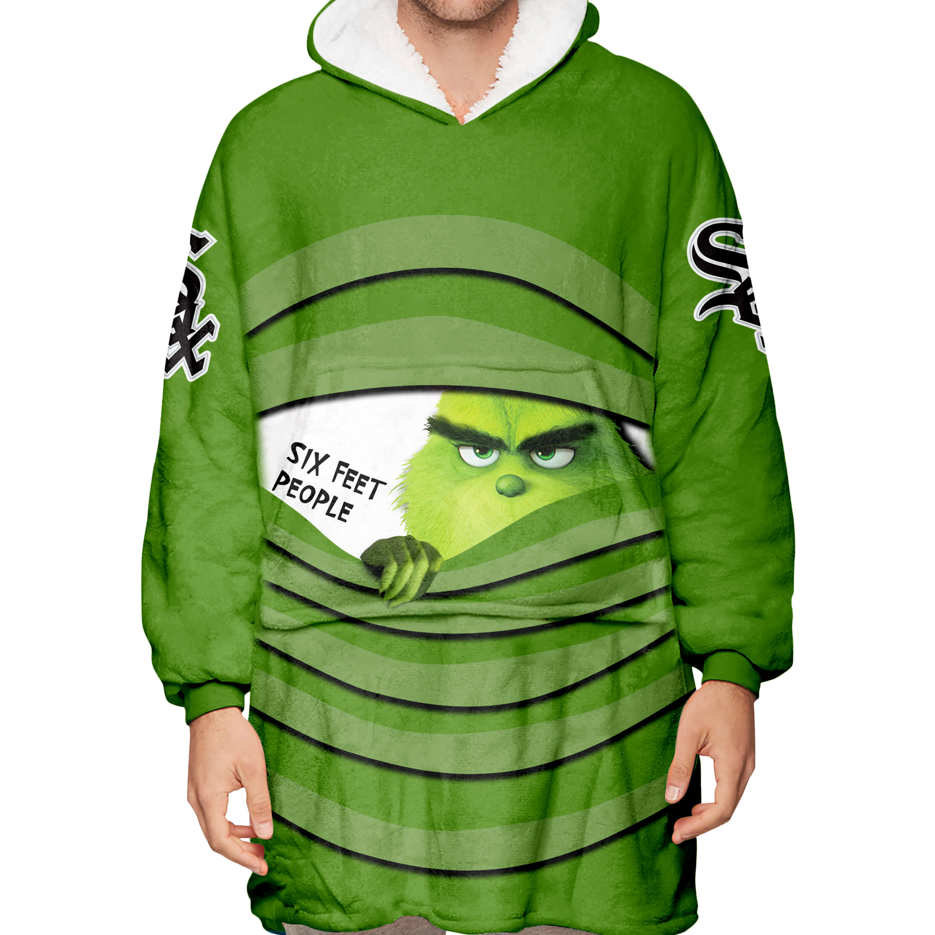 The Grinch – Six Feet People – Chicago White Sox - Oodie Blanket - Image 3