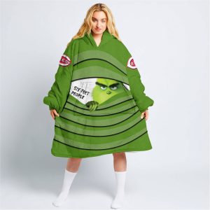 The Grinch – Six Feet People – Cincinnati Reds - Oodie Blanket