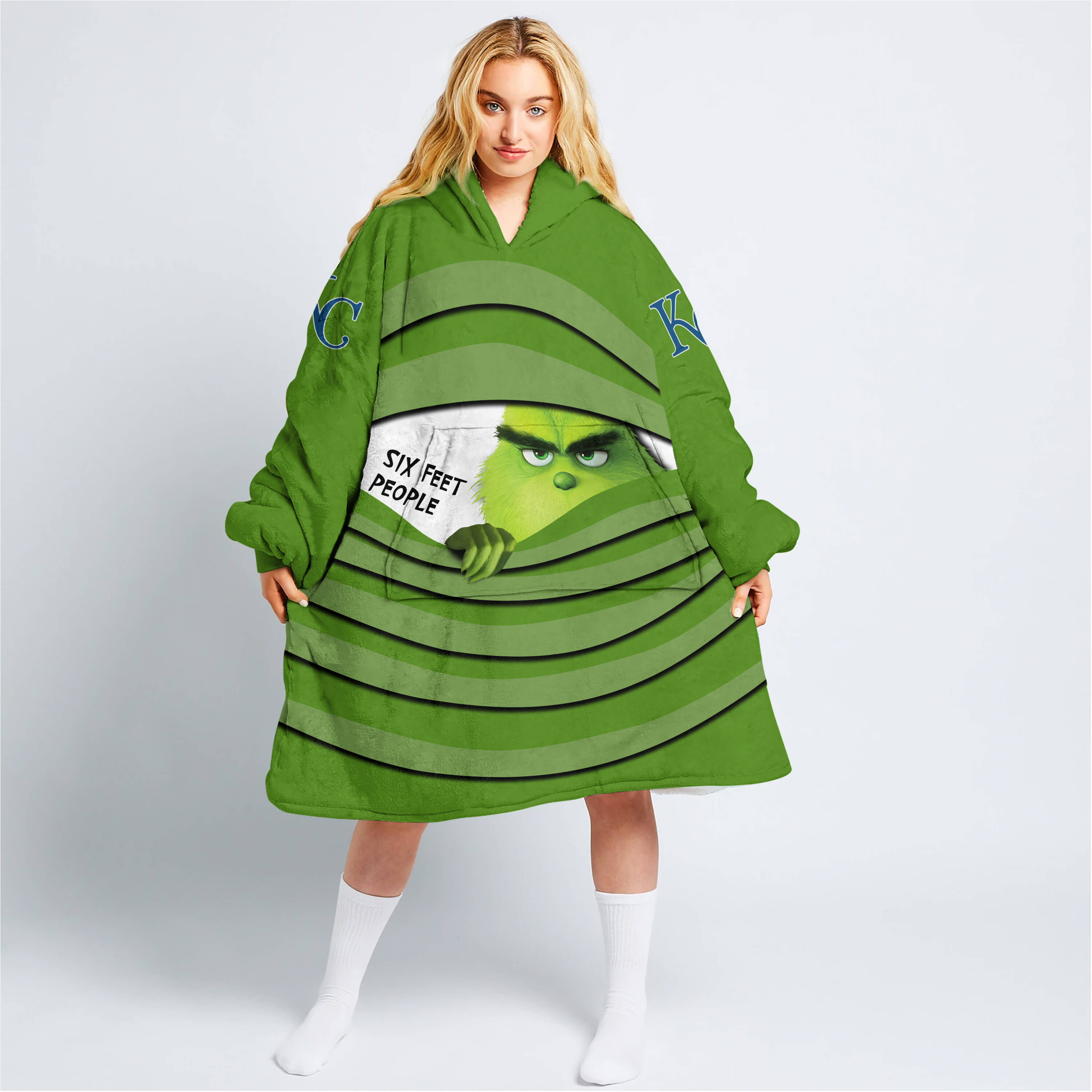 The Grinch – Six Feet People – Kansas City Royals - Oodie Blanket