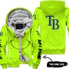 Grinch V2 – Custom Name – Tampa Bay Rays - Fleece Zip Hoodie