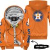 Grinch V2 – Custom Name – Houston Astros - Fleece Zip Hoodie