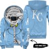 Grinch V2 – Custom Name – Kansas City Royals - Fleece Zip Hoodie