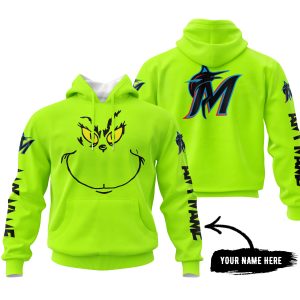 Grinch V2 – Custom Name – Miami Marlins