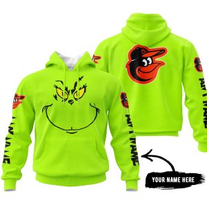 Grinch V2 – Custom Name – Baltimore Orioles